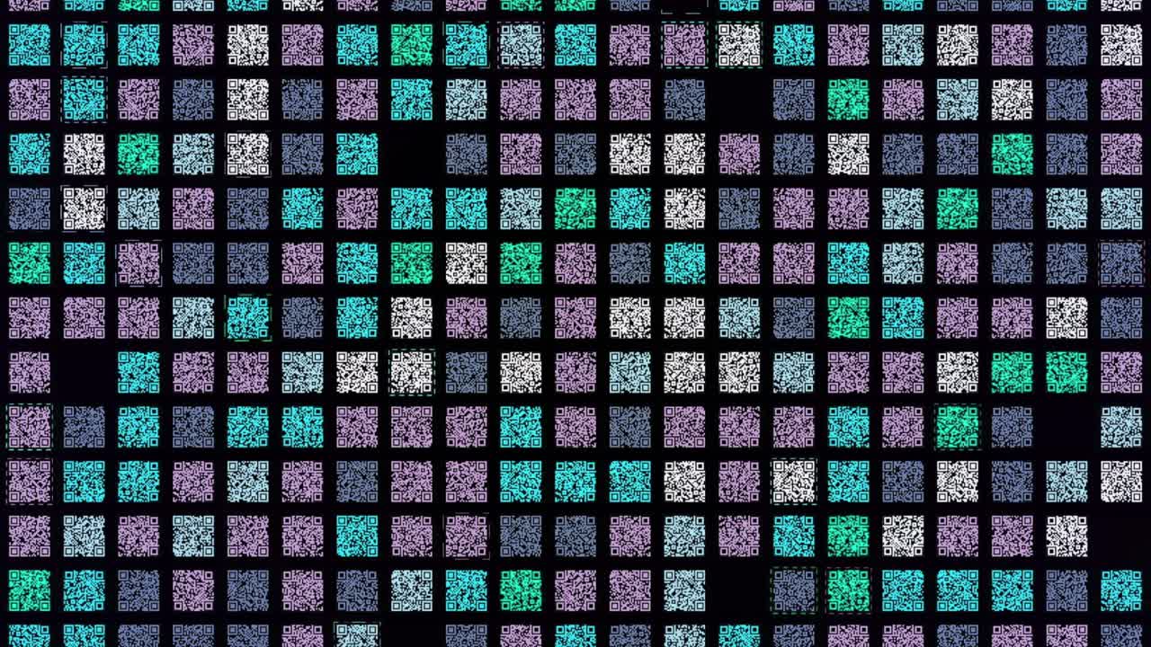 다채로운 qr 코드 패턴