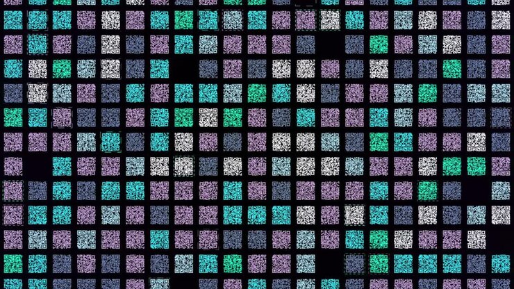 Colorful QR Code Pattern