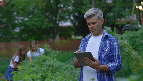family gardening with technology