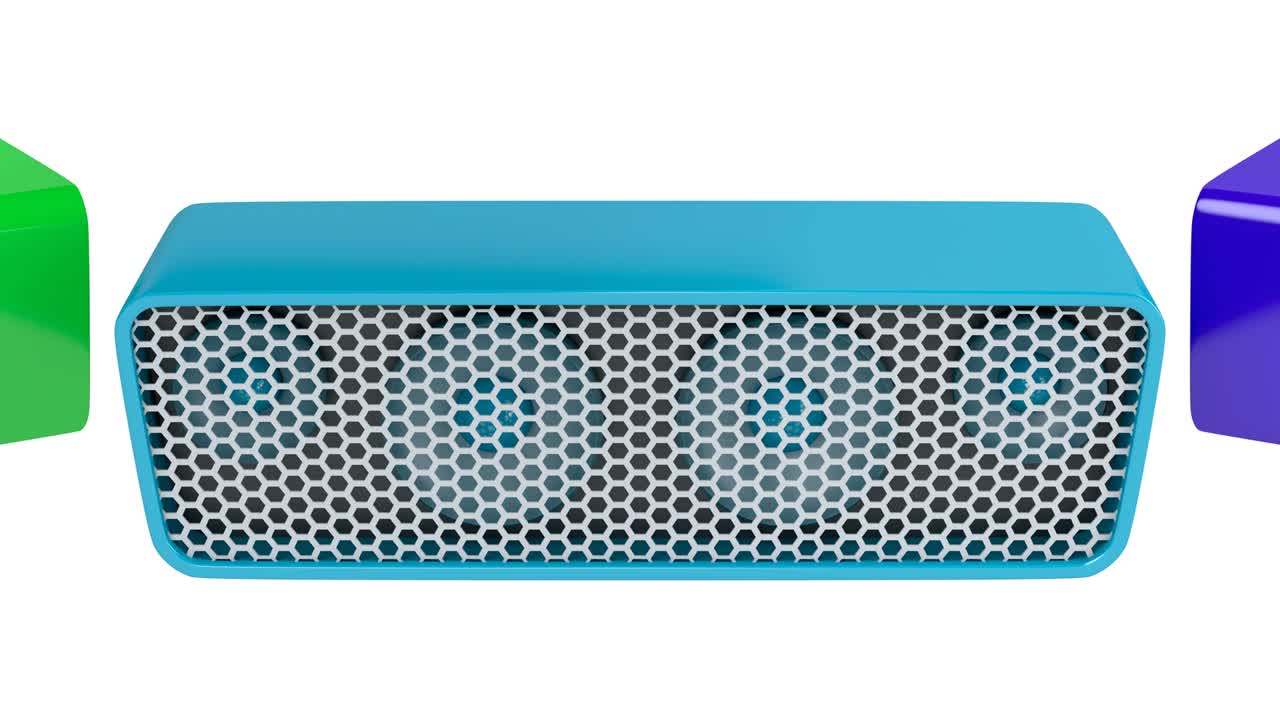 Colorful wireless speakers