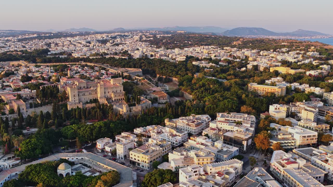Aerial View of Rhodes, Greece