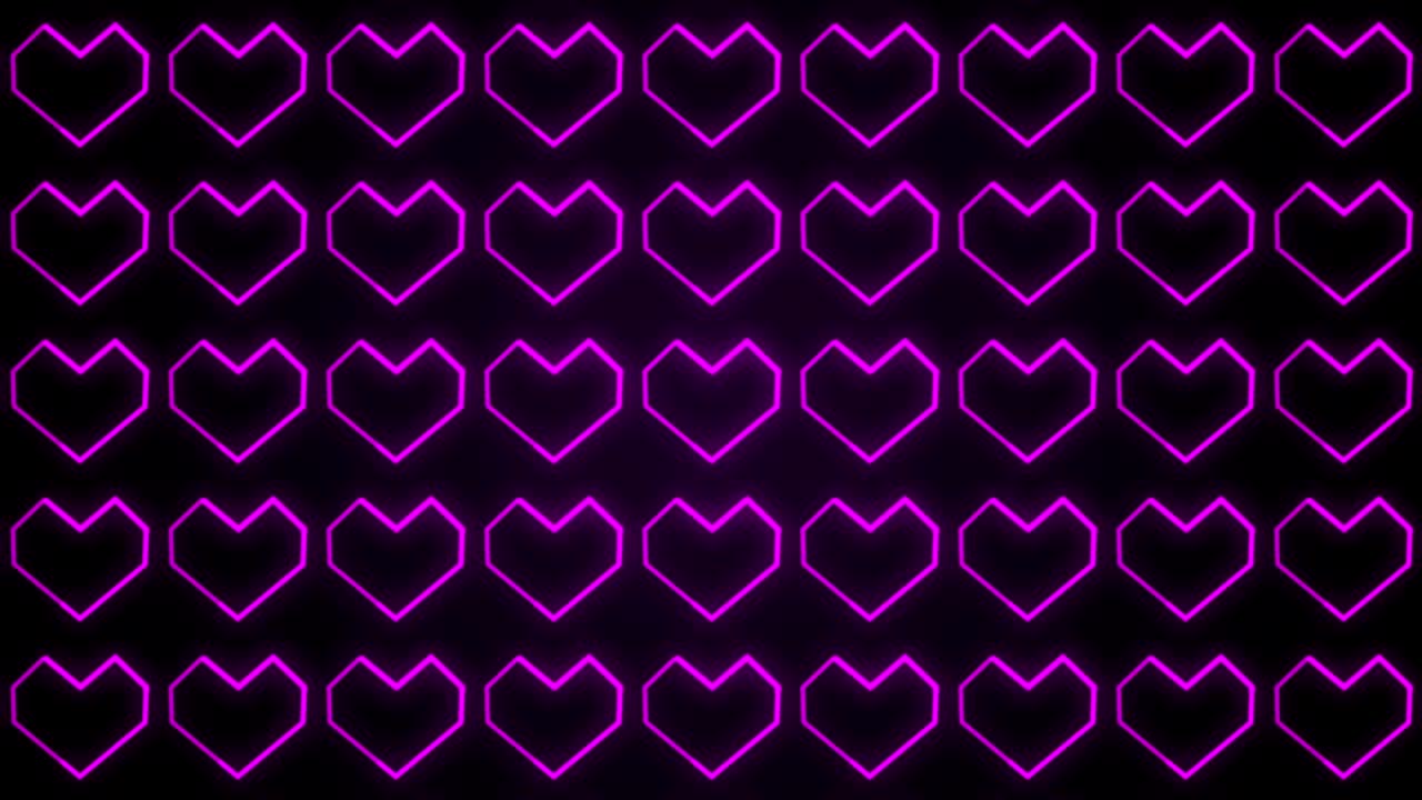 발렌타인 데이의 애니메이션 모양과 입자를 특징으로 하는 심장 배경 모션 그래픽.