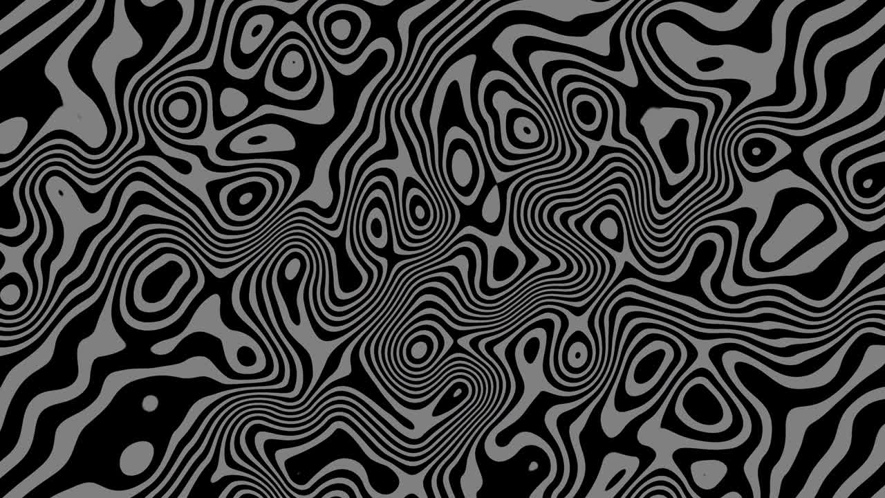 líneas de onda abstractas, líneas de partículas turbulencia, red de conexión de partículas, patrón de onda, curva de glitch de prisma de patrón, color blanco