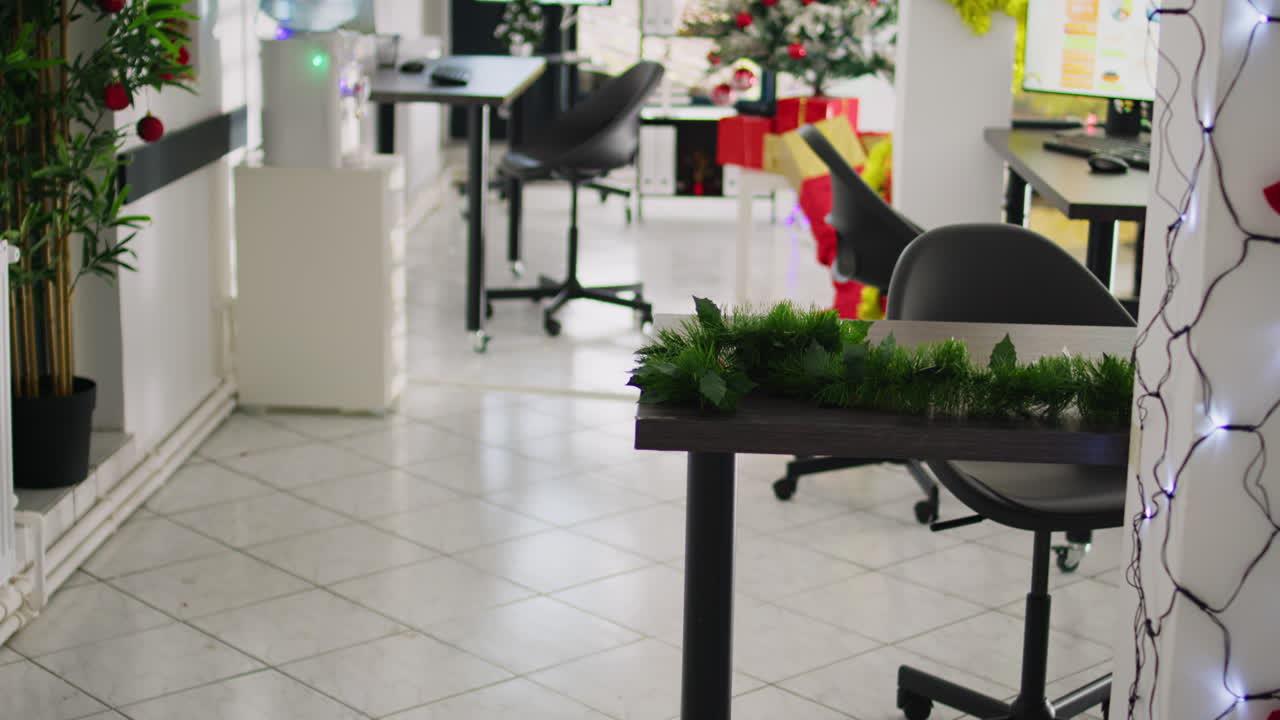 Festive Office Decorations for Christmas