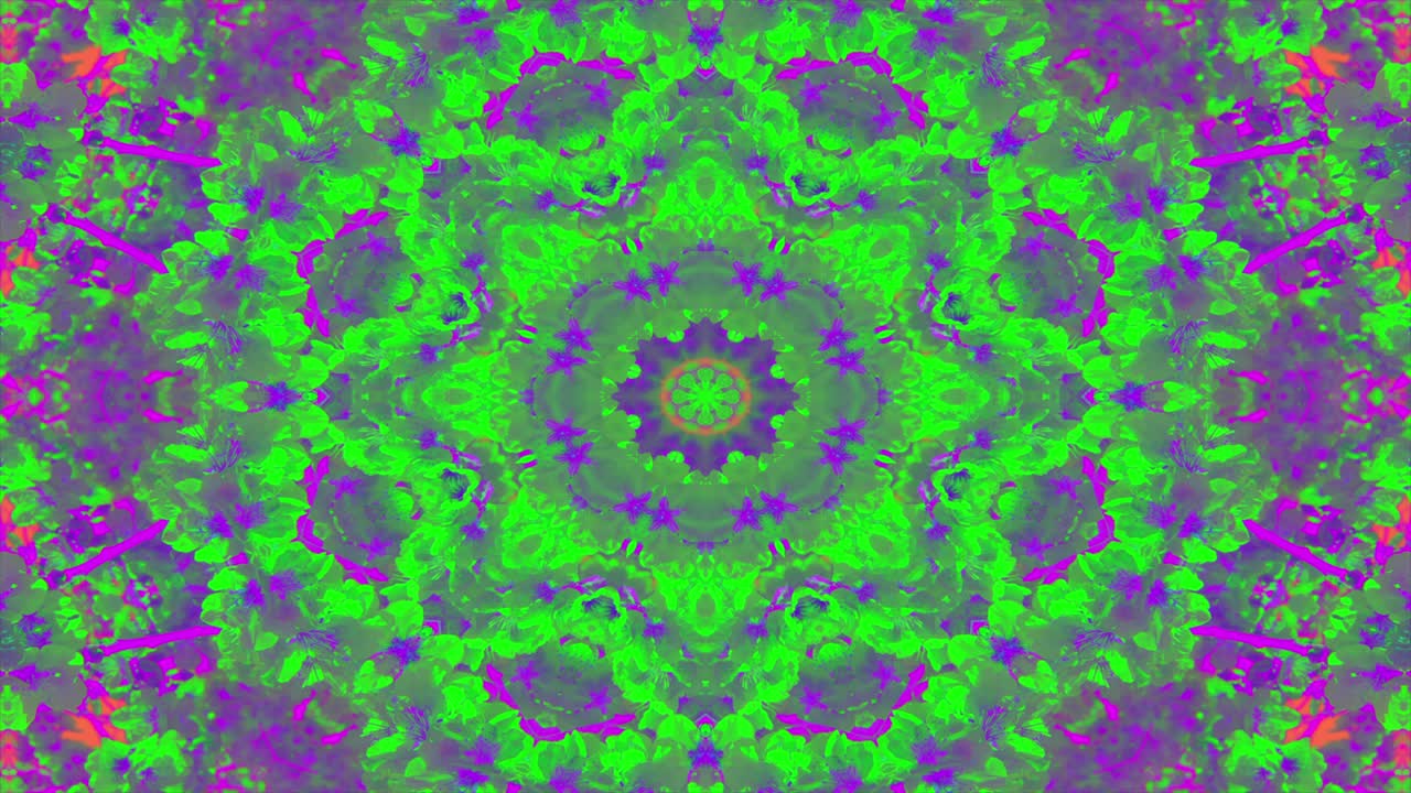 el fondo del kaleidoscopio en movimiento.