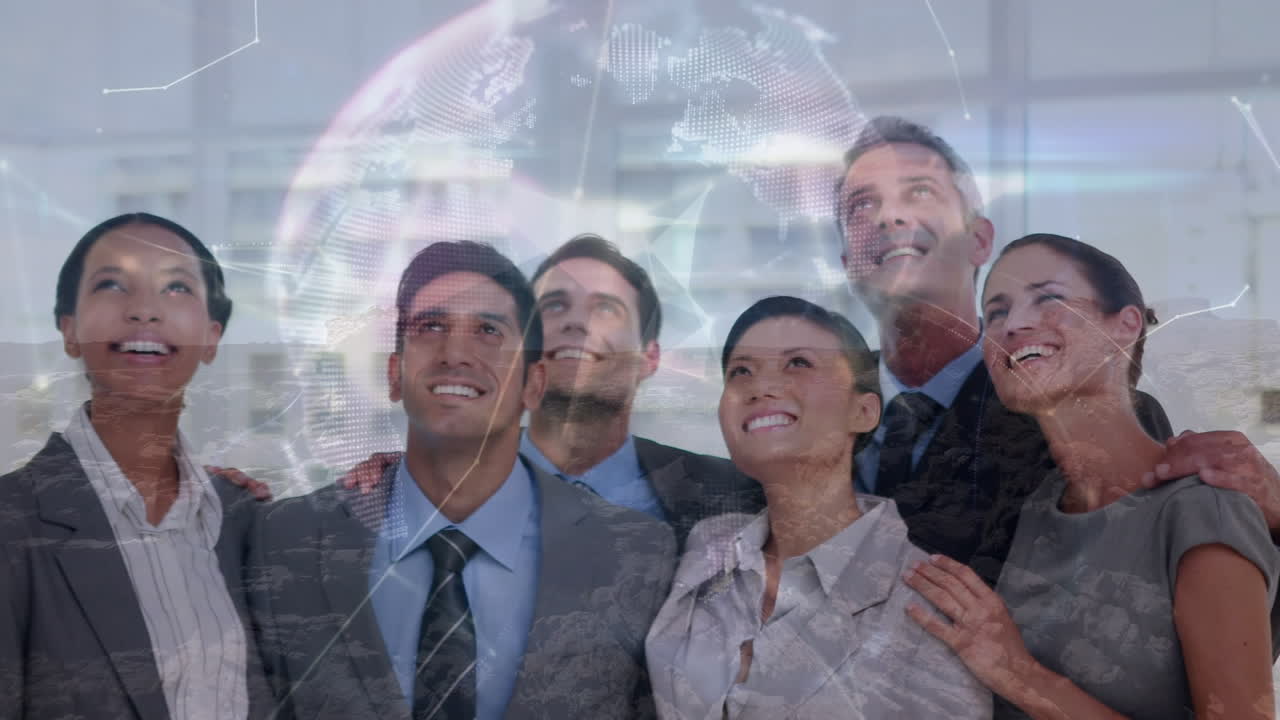 전 세계 사업가들의 애니메이션