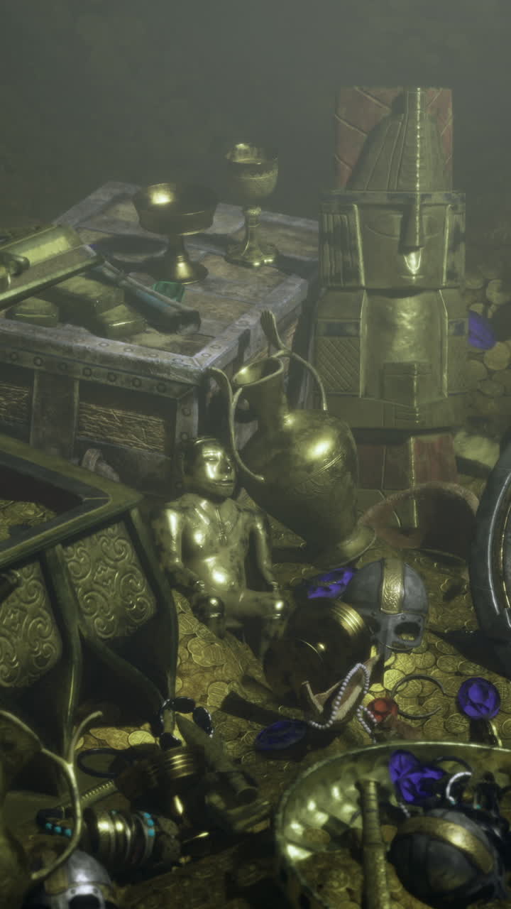 Treasure trove of ancient artifacts and gold discovered in hidden chamber