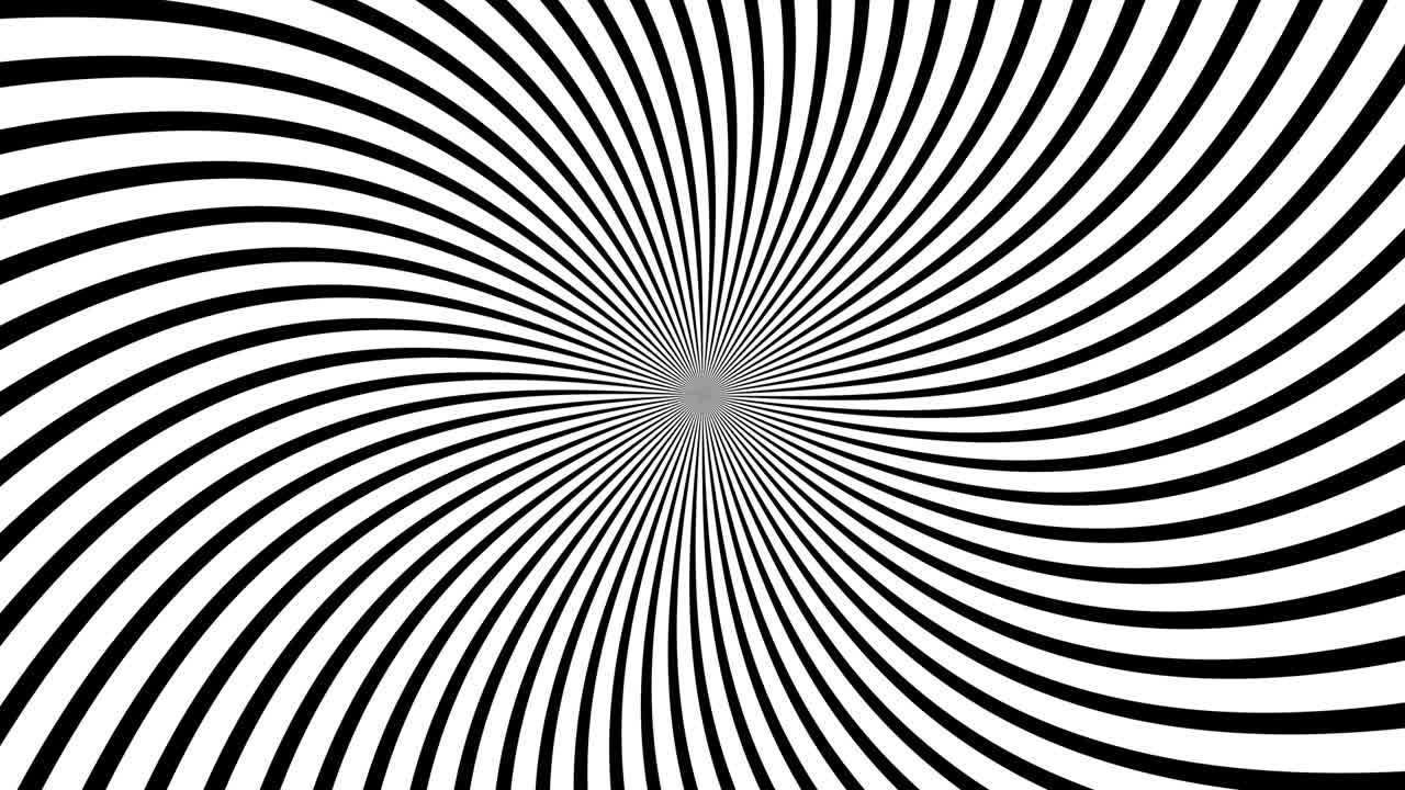 вертиго спираль черно-белый вращающийся вихрь