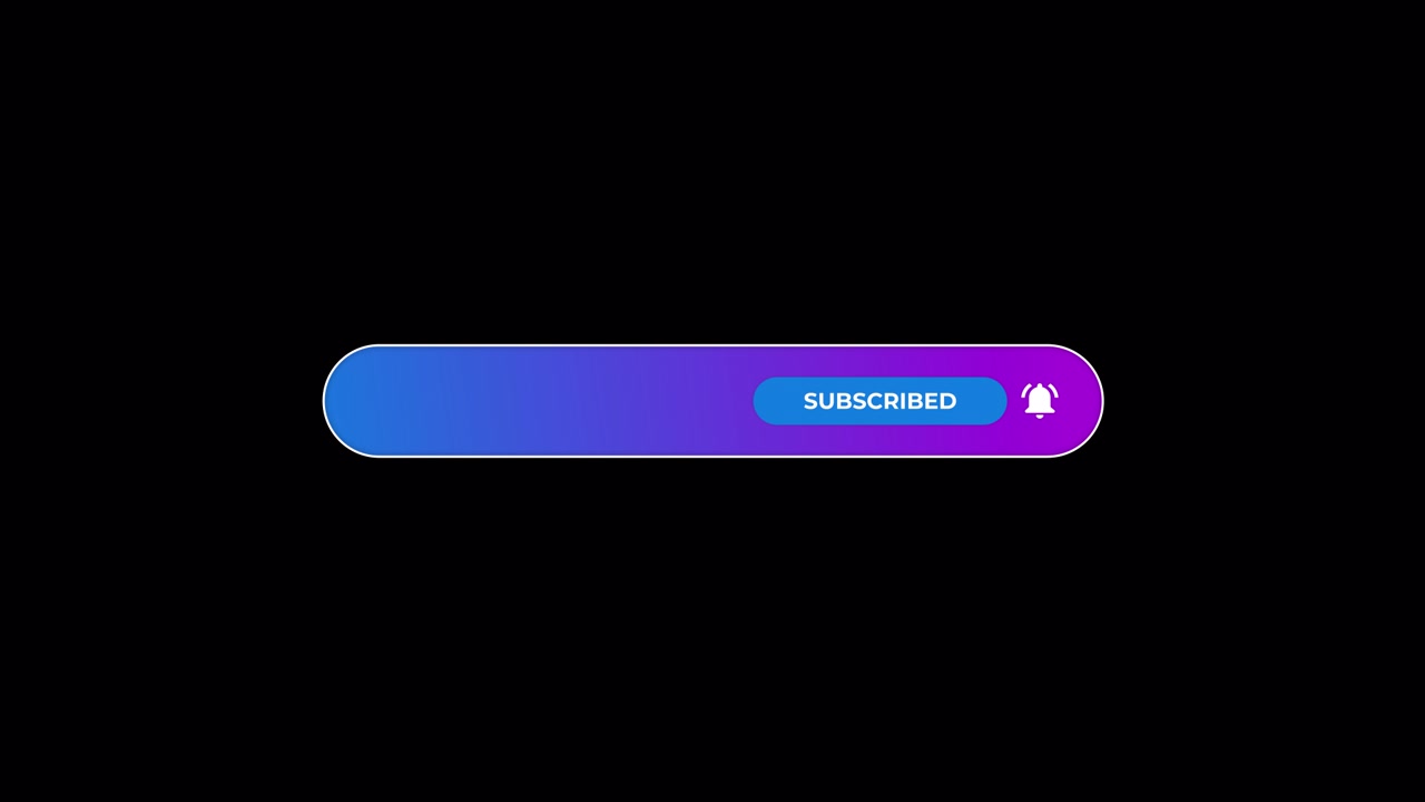 Animeret musemarkør klikker på knappen Abonner og notifikationsklokken