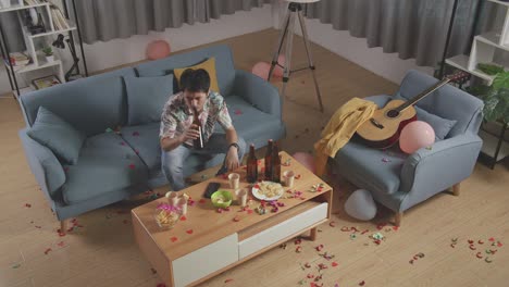 después de la fiesta.
