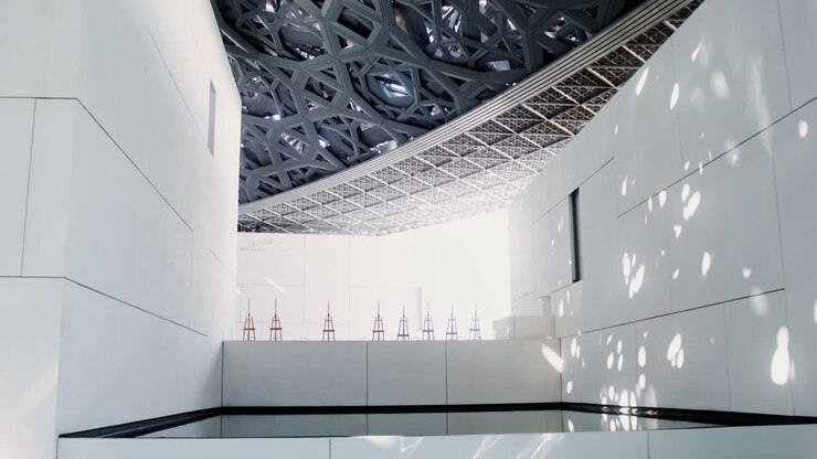 Interior of the Museum of Islamic Art in Doha, Qatar