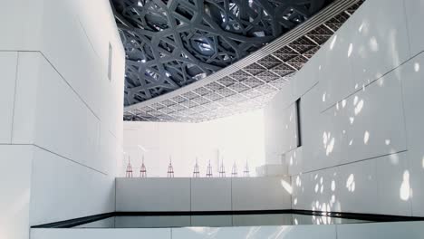 interior of the museum of islamic art in doha, qatar