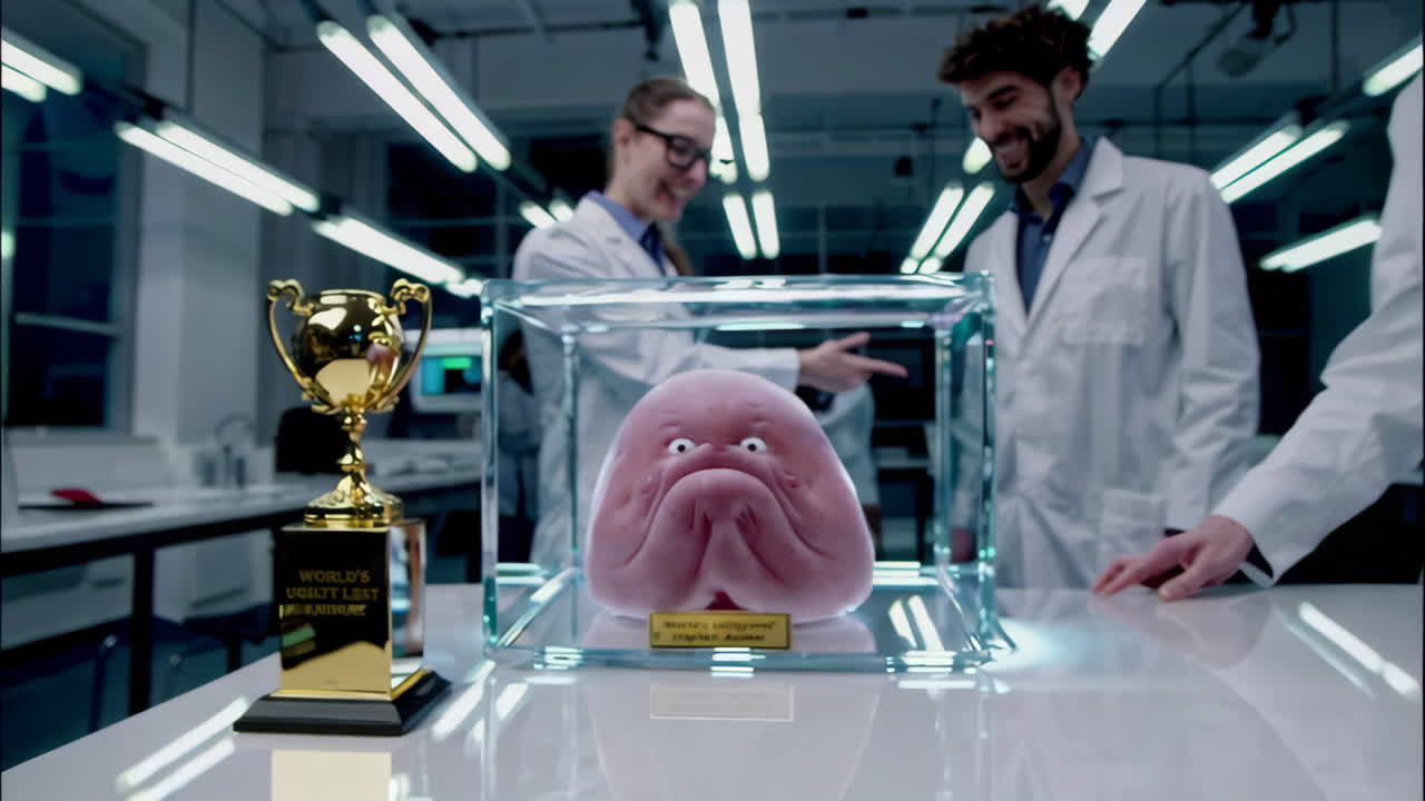 los científicos inspeccionan el animal más feo del mundo