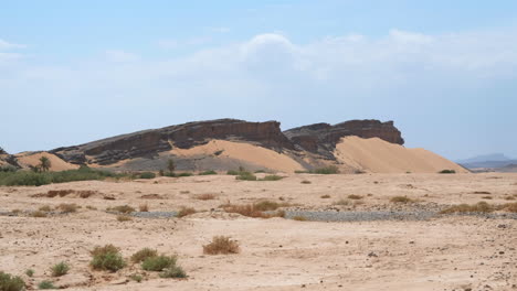 small hills in the sahara desert in morocco