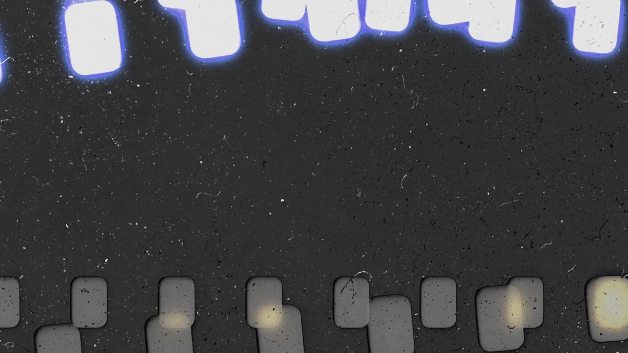 Vintage filmbrand en lichtlek overlay overgang
