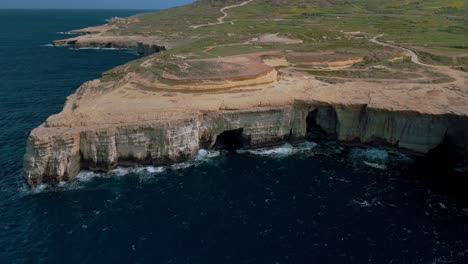 gozo malta island cliffs