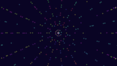 estrellas deslumbrantes brillando en una pantalla vibrante en un fondo oscuro