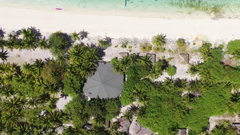 Paradise-Resort-Mit-Kristallklarem-Strand-Auf-Der-Insel-Kalanggaman-In-Palompon,-Provinz-Leyte,-Philippinen