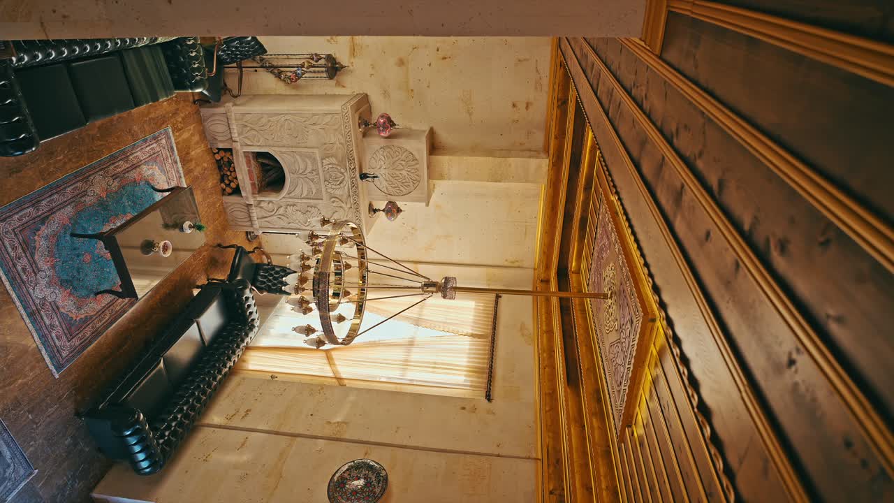 아름다운 호텔의 웅장한 거실