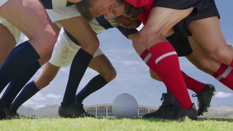 Rugby-players-playing-on-field