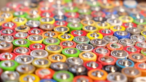 used batteries from different manufacturers used batteries from different manufacturers waste collection and recycling high danger for the environment batteries background