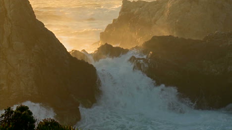 winter waves crashing against the rocks of the big sur coast of california 2