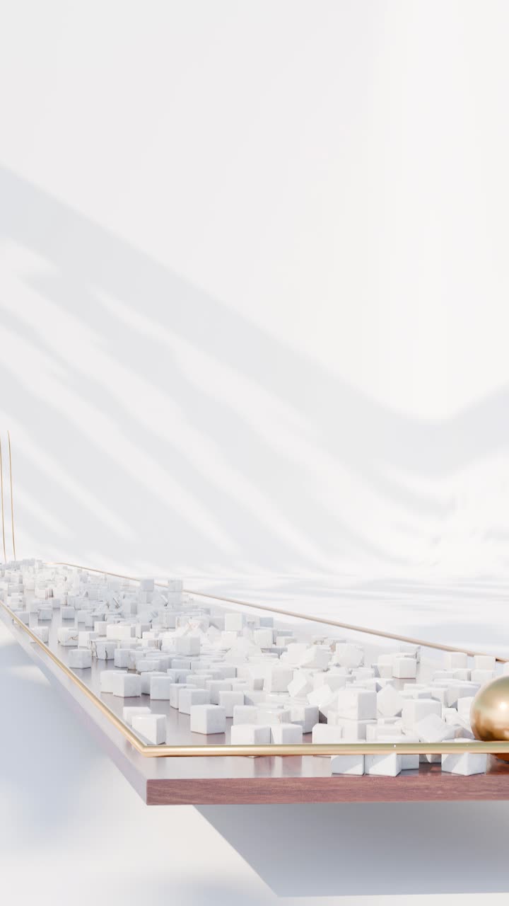 Abstract Marble Block Structures