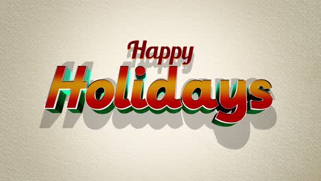 Retro-Happy-Holidays-text-on-white-grunge-texture