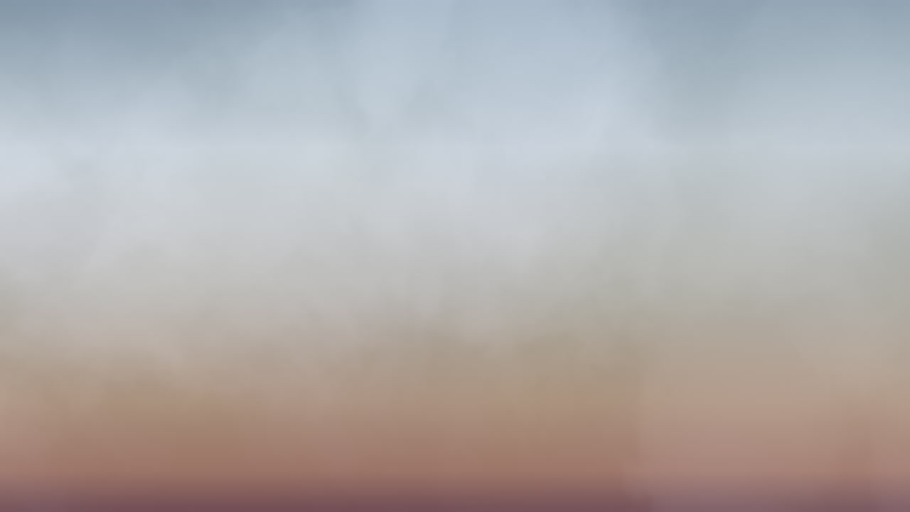 Mystery and storm sky with clouds and fog in sunset time