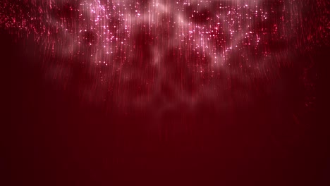 fondo de partículas de brillo abstractas que caen
