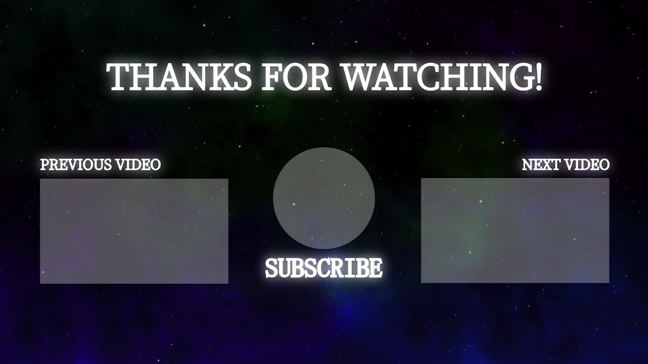 gradación simple de la tarjeta de finalización de la pantalla de finalización gráficos de movimiento