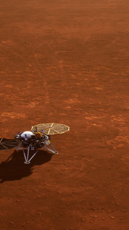 mars lander on the red planet