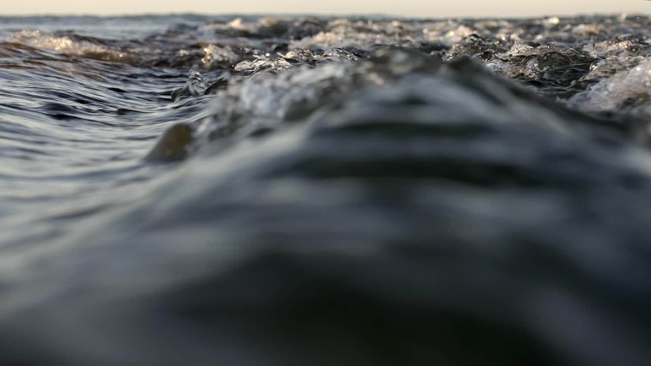 La bellezza dell'oceano in questo video ravvicinato di una delicata corrente di barriera corallina.