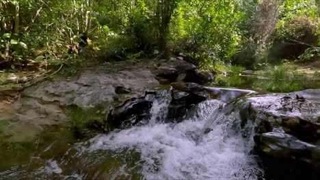 crystal drops crash with mighty force, nature’s rhythm runs its course