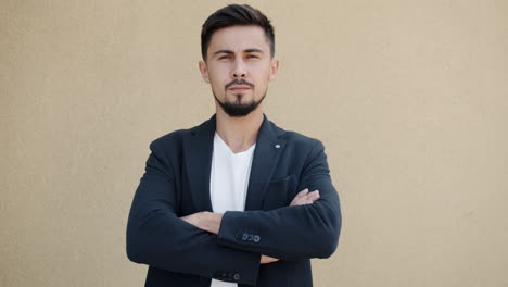 retrato de un hombre de negocios