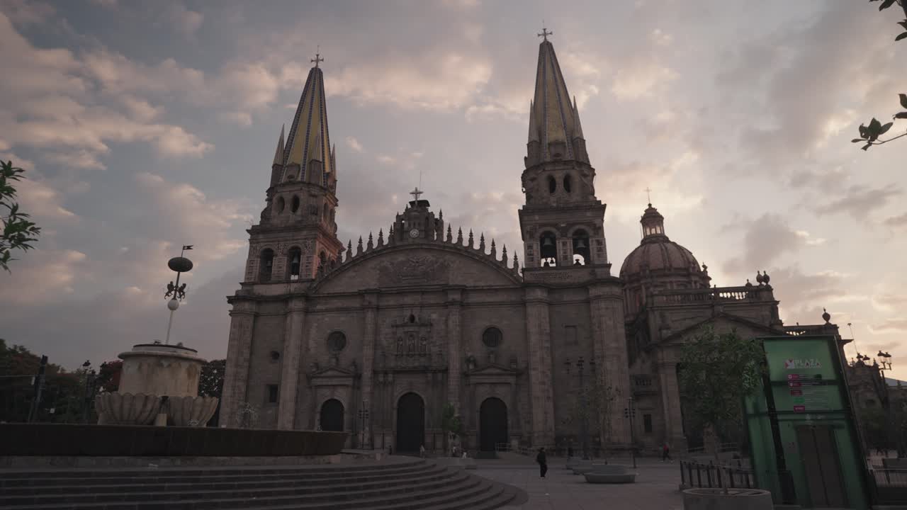 Guadalajara Cathedral at Sunset