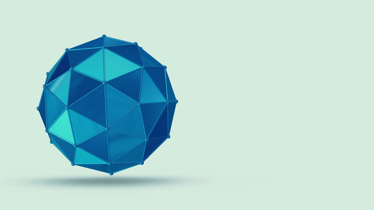 animación geométrica abstracta