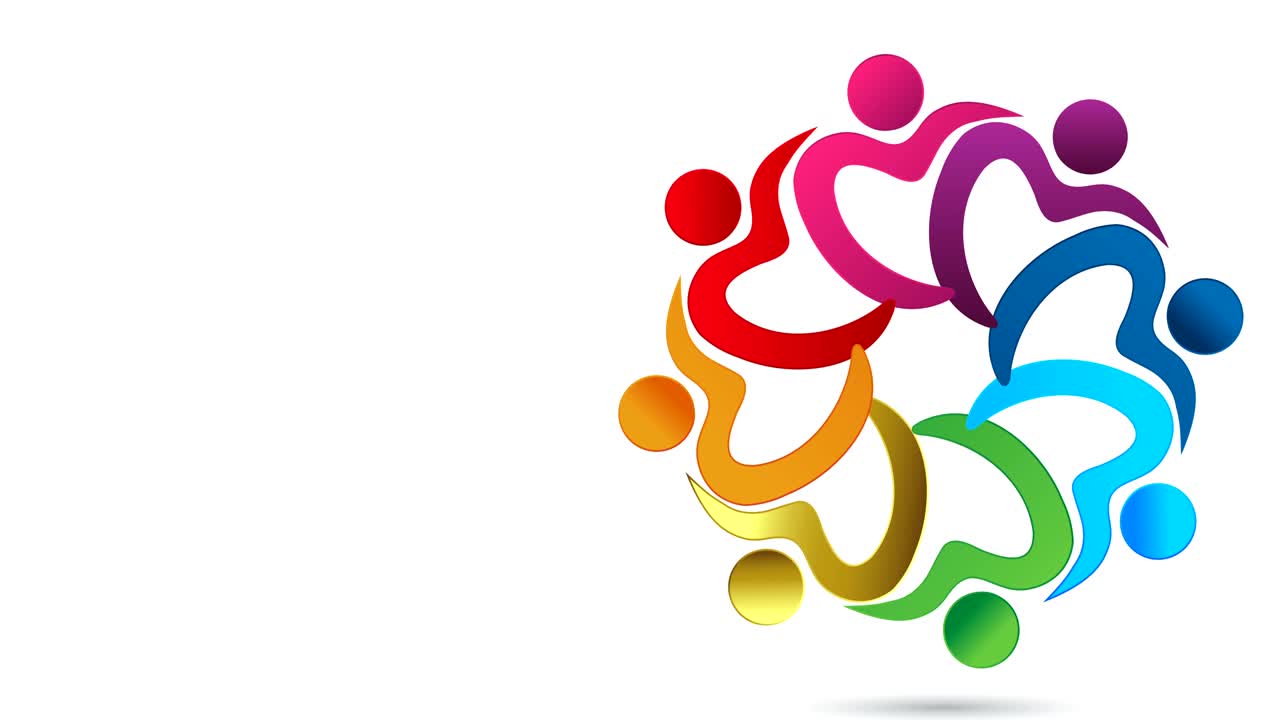 trabajo en equipo amistad la gente ama abrazos presentación de negocios imagen video clip imágenes