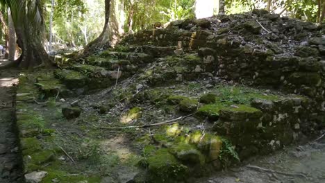 closeup of the mayan ruins at chacchoben, mayan archeological site, quintana roo, mexico