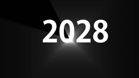 2028 text animation motion graphics