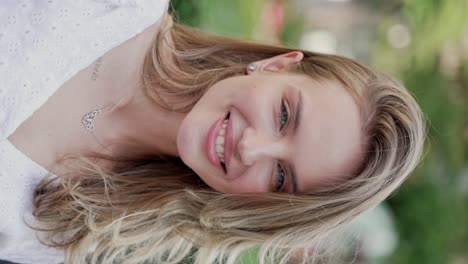 portrait of a woman outdoors