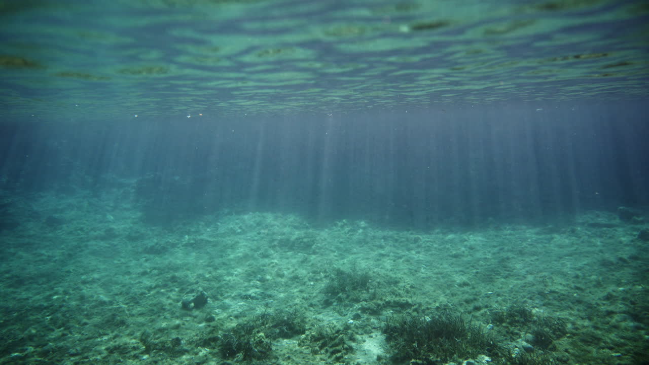 Underwater Sunlight Scene