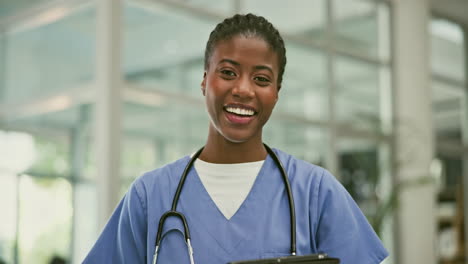 portrait of a smiling nurse