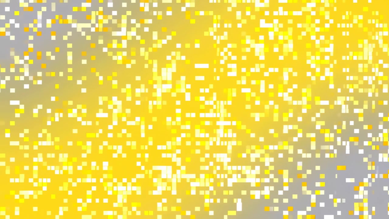 Golden Glitter Confetti Background Shimmering Pixels, Warm Bokeh Lights And Subtle Mosaic Motion Creating
