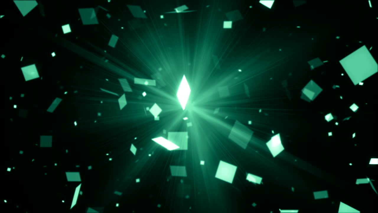 partículas de polvo abstracto luz bokeh títulos de movimiento bucle de fondo cinematográfico