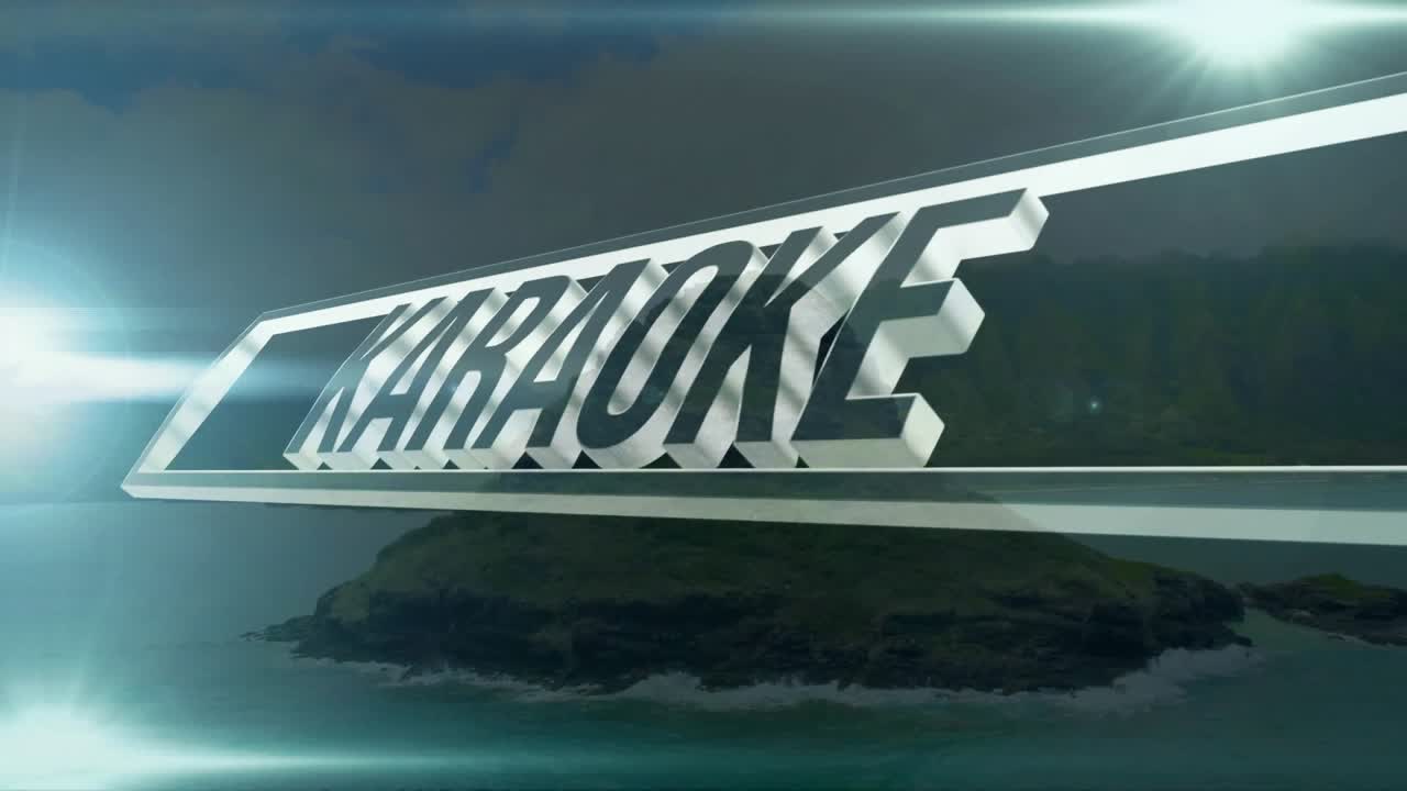3D frame appearing, initiating karaoke letters fading, rotating wireframe, reforming, drifting