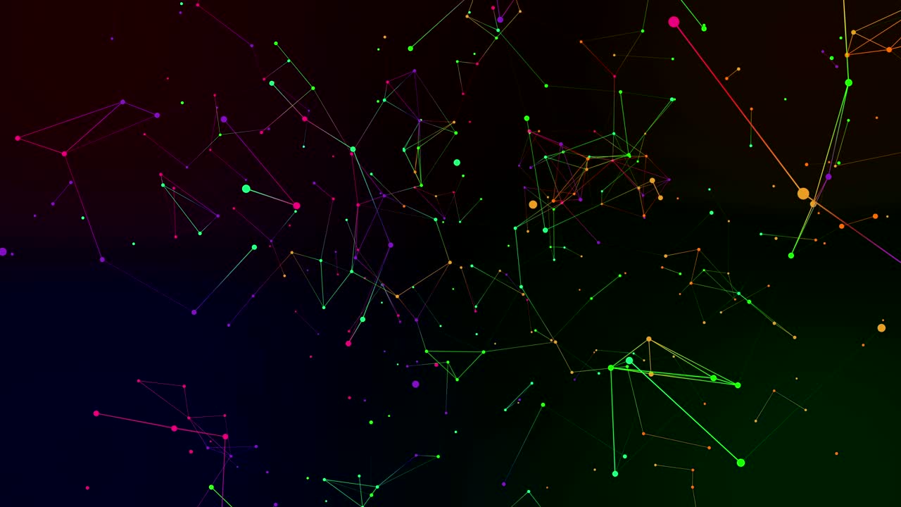 absract geometry background with lines and dots