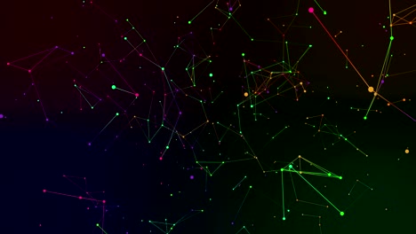 absract geometry background with lines and dots