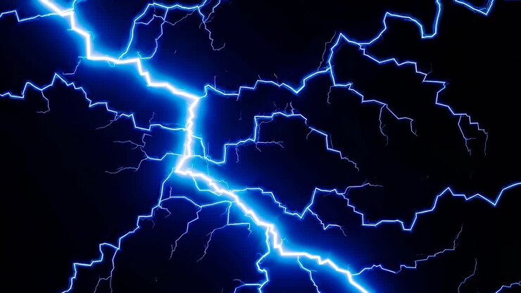 Tempesta di fulmini astratta