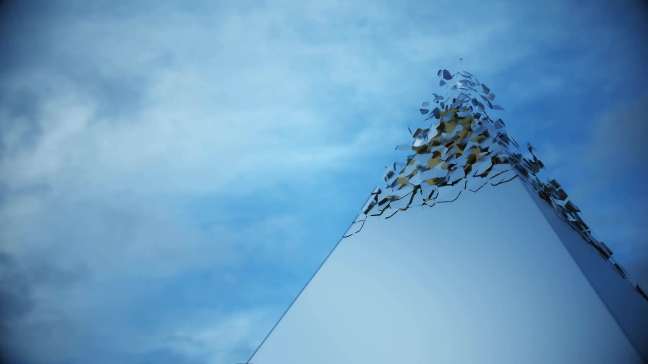 피라미드는 금의 내부를 드러니다.